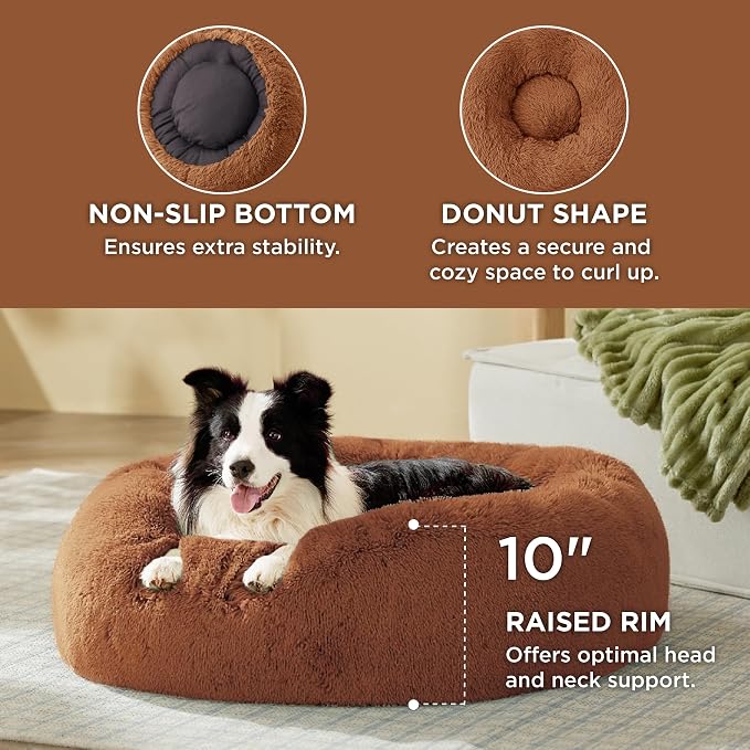 Bedsure Calming Dog Bed for Large Dogs - Image 4