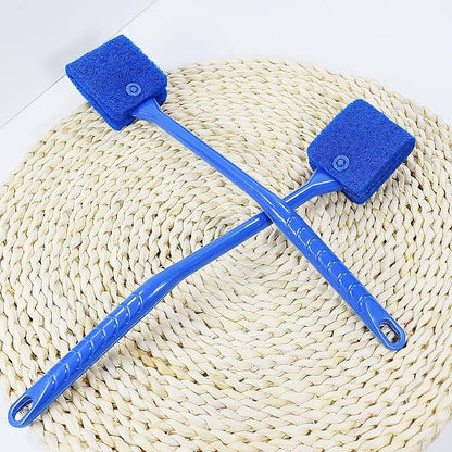 2PCS Fish Tank Cleaning Tools, Aquarium Double Sided Sponge Brush, Fish Tank - Image 3