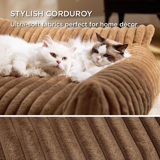 Bedsure ComfyFleece™ Cute Cat Couch - Image 4
