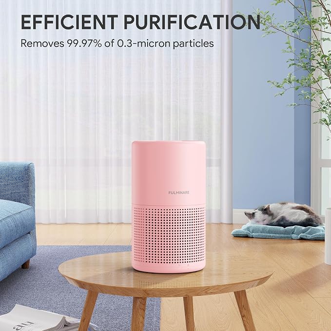 FULMINARE Air Purifiers for Home H13 True HEPA Air Filter Quiet Air Cleaner - Image 3