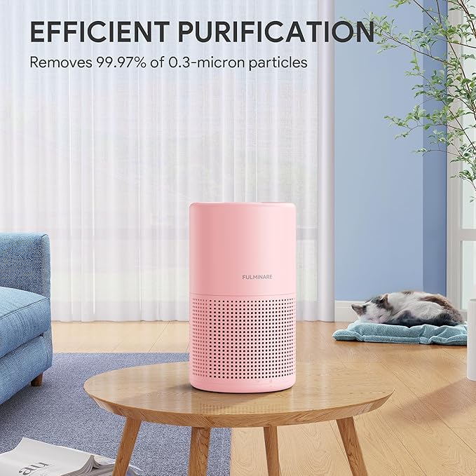 FULMINARE Air Purifiers for Bedroom H13 True HEPA Air Filter, Quiet Air Cleaner - Image 6