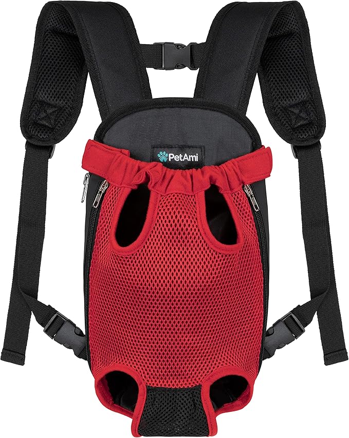 PetAmi Dog Carrier Backpack, Adjustable Dog Pet Cat Front Carrier Backpack | by PetAmi