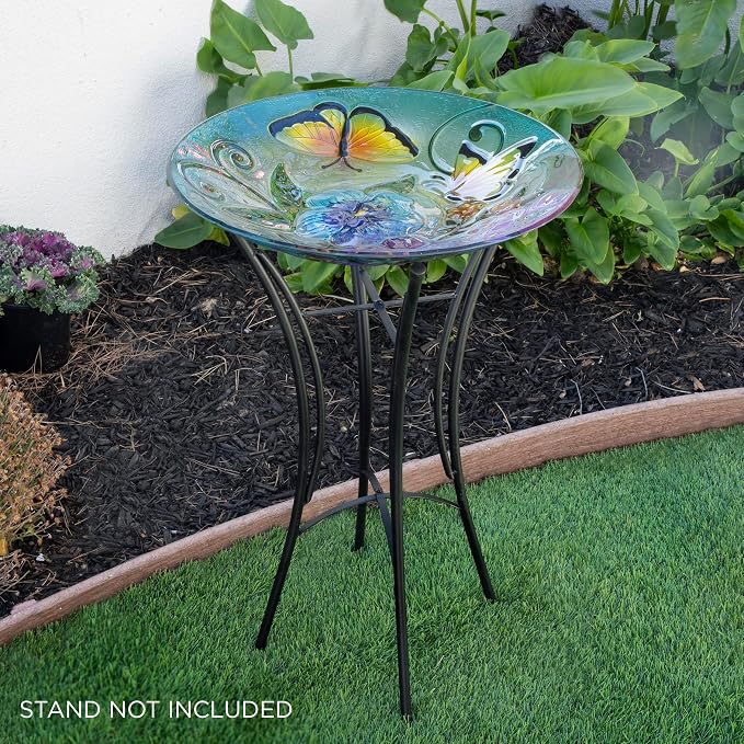 Alpine Corporation 18" Outdoor Birdbath Bowl Topper - Image 11