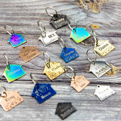 Personalized Dog Tag with 5 Lines of Custom Deep Engraved Durable Stainless - Image 2