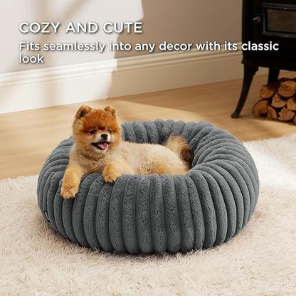 Bedsure ComfyFleece™ Donut Small Dog Bed - Image 4