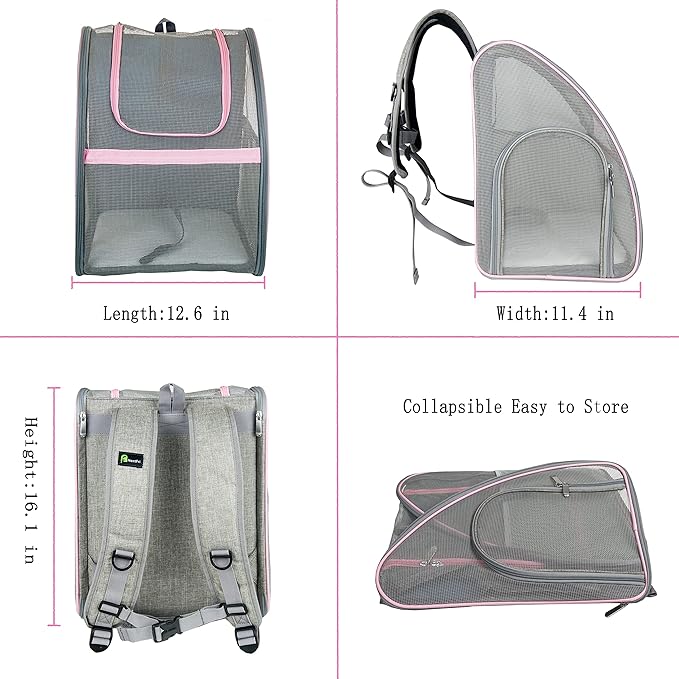 Pet Carrier Backpack, Ventilated and Breathable - Image 4
