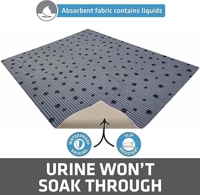 Drymate Cat Litter Box Mat, Litter Trapping Mat, Waterproof, Urine-Proof - Image 3