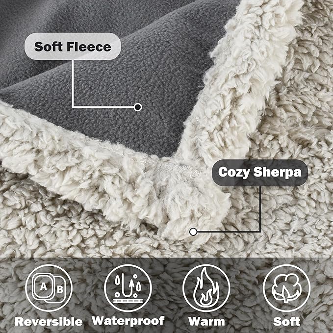 Kritter Planet Waterproof Dog Blanket, Reversible Water Proof Pet Blanket - Image 4