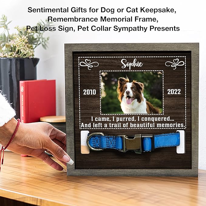 Customized Dog Picture Frames for Dogs That Passed Personalized Gifts for Pets - Image 7