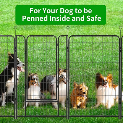 Dog Playpen Outdoor Extra Wide 32 Piece Panels Heavy Duty Dog Fence 50" Height - Image 5