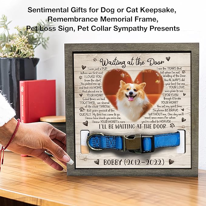 Personalized Pet Memorial Gifts Dog Memory Gifts Cat Memorial Frame Dog Died - Image 7
