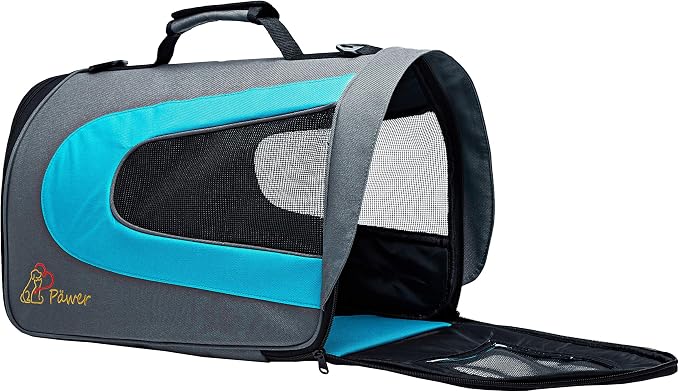 Pawer 18” x 11”x 11” Soft-Sided Foldable Airline Approved Pet Carrier - Image 7