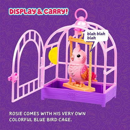 Little Live Pets My Really Real Talking Bird Toy & Cage - Image 5
