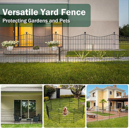 10 Panels No Dig Dog Fence Outdoor - Image 5