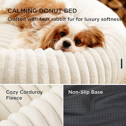 Bedsure ComfyFleece™ Donut Large Dog Bed - Image 3