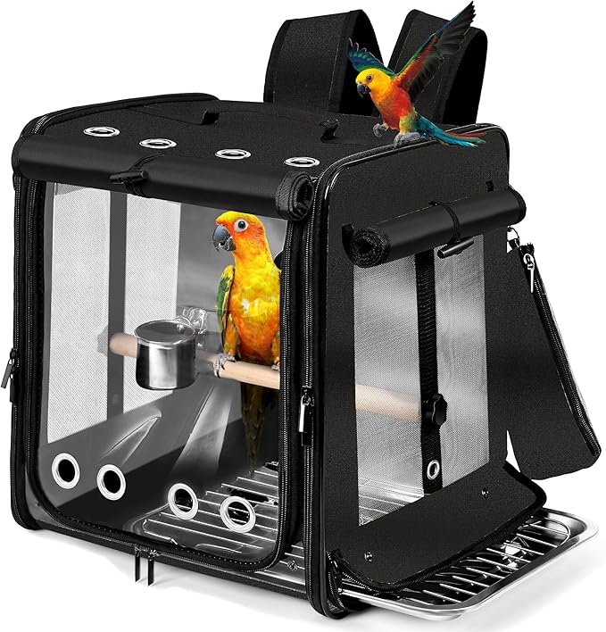 Suertree Bird Carrier with Seat Belt by Suertree