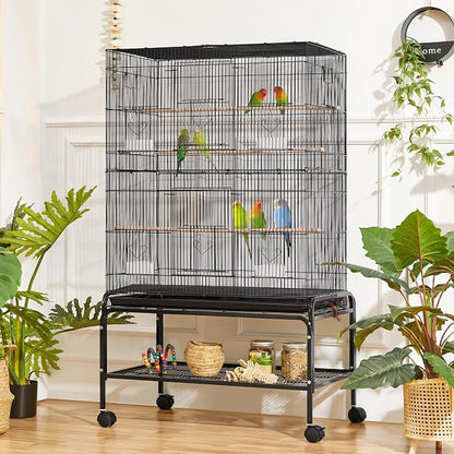 Yaheetech 53'' Large Bird Cage Budgie Cage - Image 2