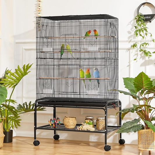 Yaheetech 53'' Large Bird Cage Budgie Cage - Image 2