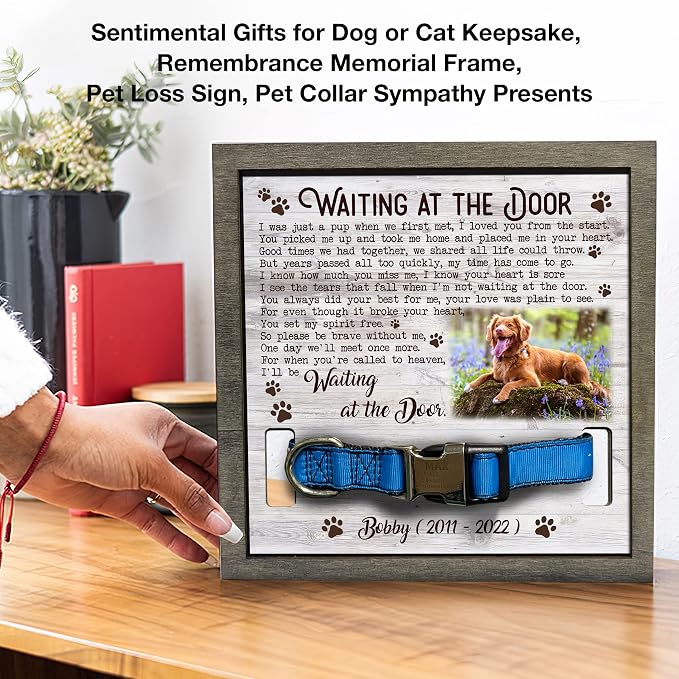 Customized Pet Memorial Picture Frame Dog Picture Loss Gift - Image 7