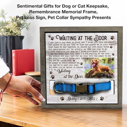 Customized Pet Memorial Picture Frame Dog Picture Loss Gift - Image 7