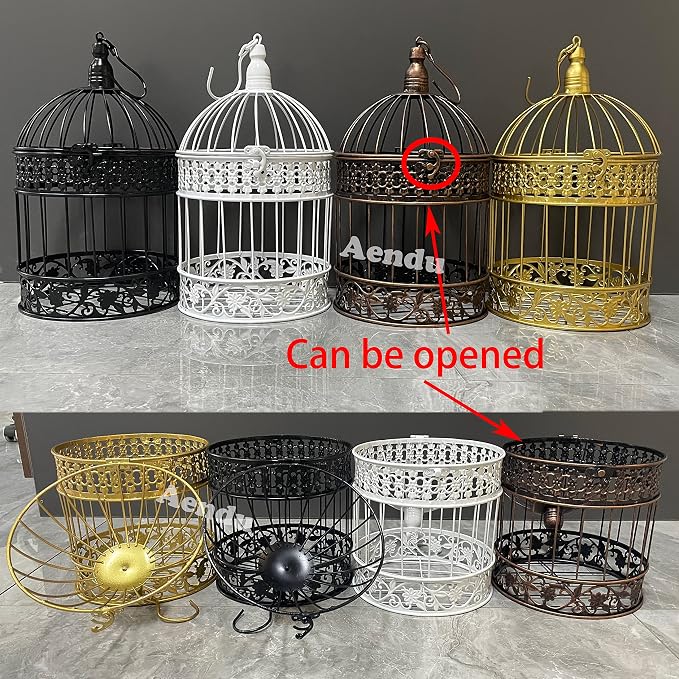 Iron Bird Cage for Wedding Decor and Flower Cage Decor Perfect Props for - Image 2
