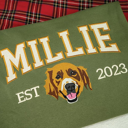 Custom Pet Embroidered Sweatshirt - Image 5