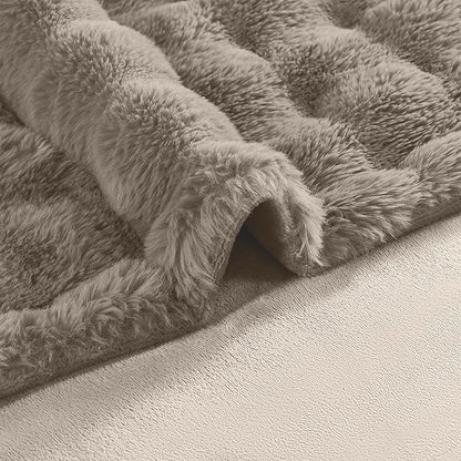Modern Threads Water-Resistant Faux Rabbit Fur Pet Blanket - Image 6