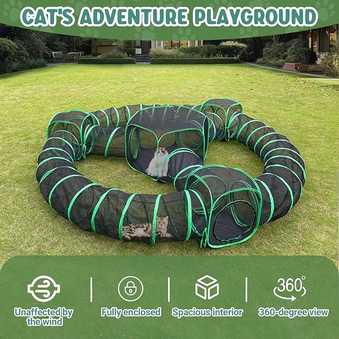 Outdoor Cat Enclosures, 10 in 1 Cat Tent - Image 3
