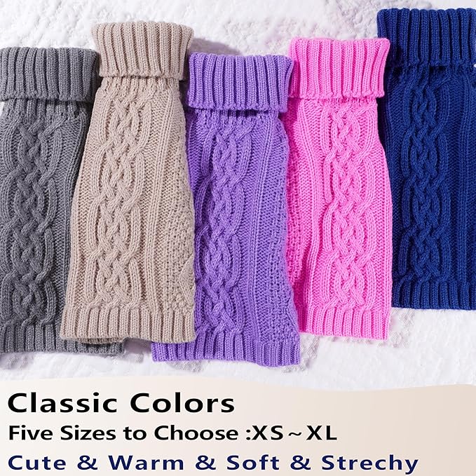 Dog Sweaters for Small Dogs Cute Winter Chihuahua Clothes Pullover Puppy - Image 5