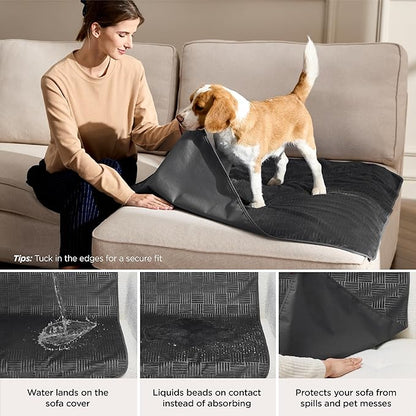 Bedsure Waterproof Couch Cover for Dogs Washable - Image 2