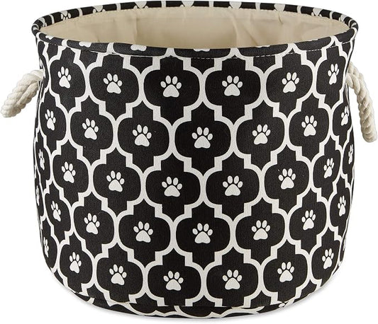 Bone Dry 6192 Pet Storage Collection Lattice Paw Print, Large Round by BoneDry
