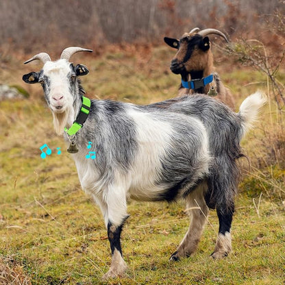3 Pack Goat Collars with Bells, Adjustable Pet Collar & Anti-Lost Loud Bronze - Image 6
