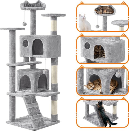 Yaheetech 62in Cat Tree Cat Tower - Image 4