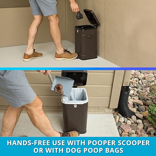 Dog Poop Trash Can Outside - Image 5