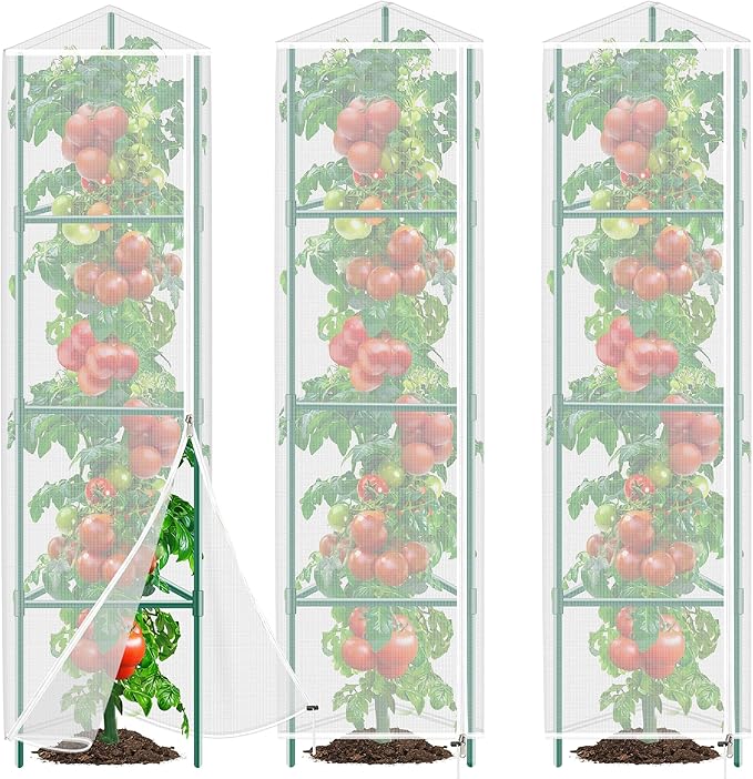 3 Pack Garden Bird Netting Plant Cover by POILKMNI