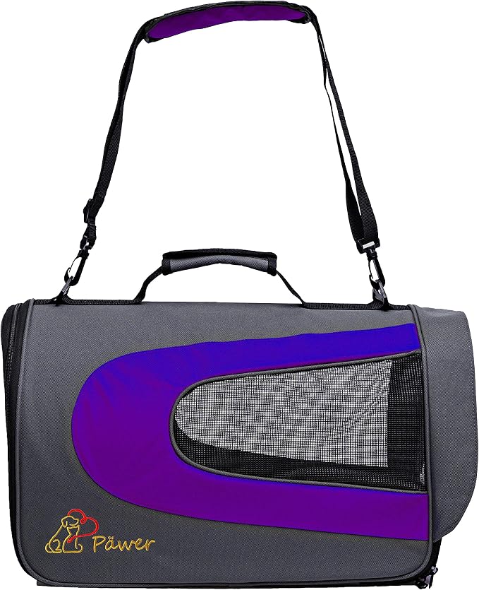 Pawer 18” x 11”x 11” Soft-Sided Foldable Airline Approved Pet Carrier by P%C3%84WER