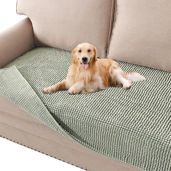 H.VERSAILTEX Plush Chenille Dog Bed Cover Thick Soft Sofa Cover by HVERSAILTEX