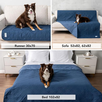 PetAmi Waterproof Couch Cover for Dogs, Waterproof Pet Blanket, Reversible - Image 4