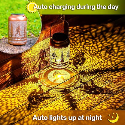 Bigfoot Solar Lanterns Outdoor Hanging Waterproof Solar Lights Big Foot - Image 3
