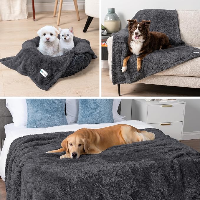 PetAmi Fluffy Waterproof Dog Blanket - Image 6