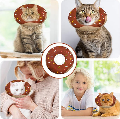 Cat Cone Collar Soft, Adjustable Cat Recovery Collar Kitten Cones to Stop - Image 7
