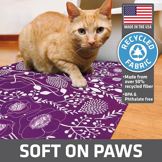 Drymate Cat Litter Box Mat, Litter Trapping Mat, Waterproof, Urine-Proof - Image 4