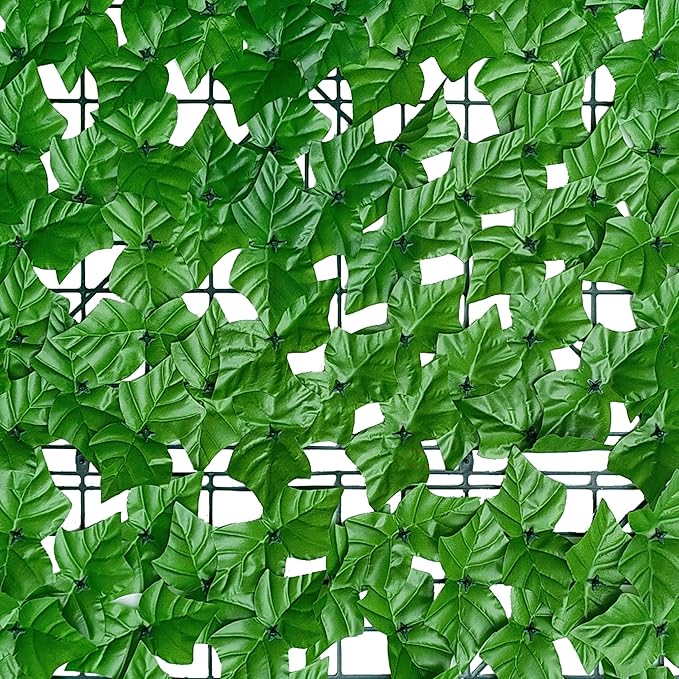 Artificial Ivy Privacy Fence Wall Screen: 48X120 in UV-Anti Faux Greenery - Image 7