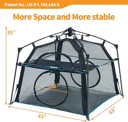 Extra Large Catio Outdoor Cat Enclosure 2-Tier Cat Tent - Image 4
