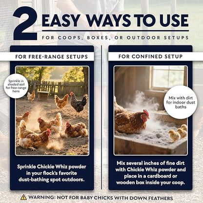 5.5lb Chickie-Whiz Chicken Dust Bath - Image 5