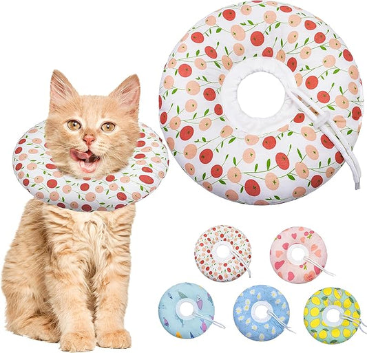 Cat Cone Soft, Adjustable Recovery Collar by Seyezo