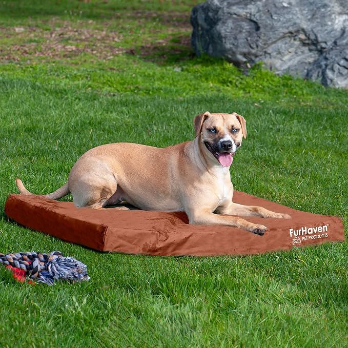 Furhaven Water-Resistant Cooling Gel Dog Bed - Image 3