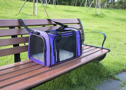 Soft Sided Carrier for Small Medium Cats Dogs, TSA Airline Approved Collapsible - Image 5