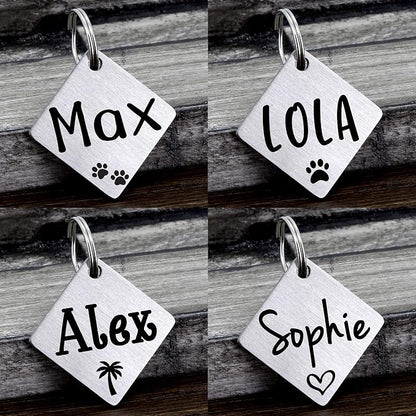 Ultra Joys Dog ID Tag, Custom Dog Tag Personalized Cat Tag, Pet ID Tag - Image 3