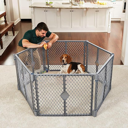 MyPet Petyard: 5.5 Ft. Wide Customizable Folding Dog Playpen Indoor/Outdoor. - Image 2